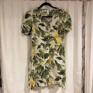 H&M Lemon Print Dress